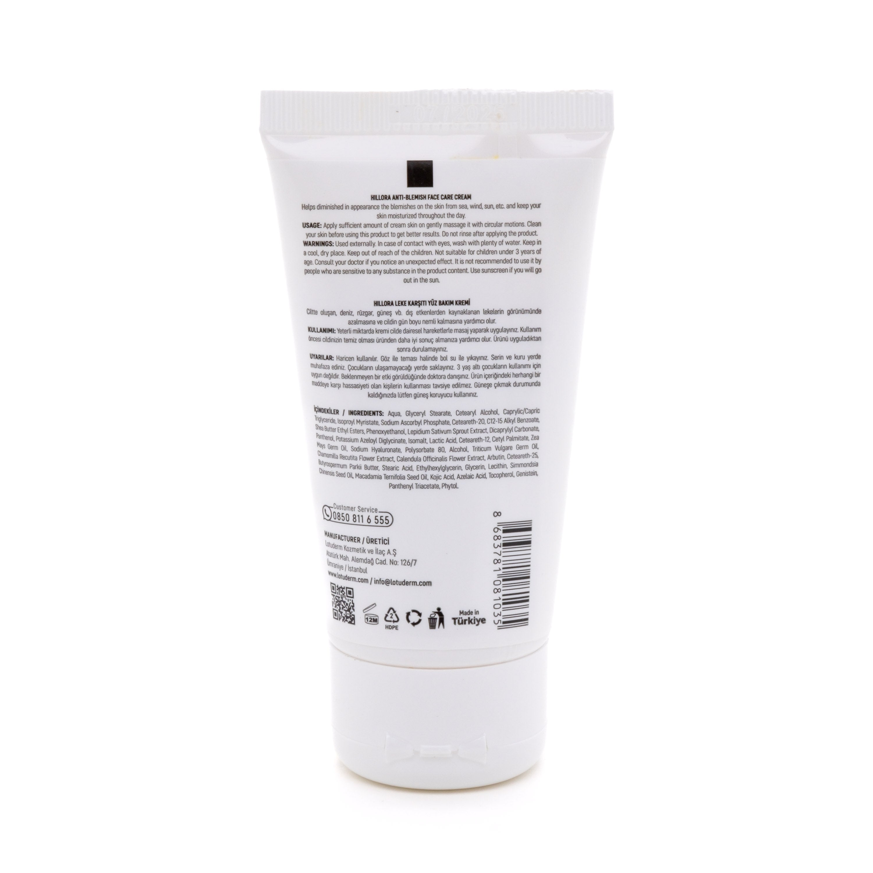 Anti - Blemish Face Care Cream