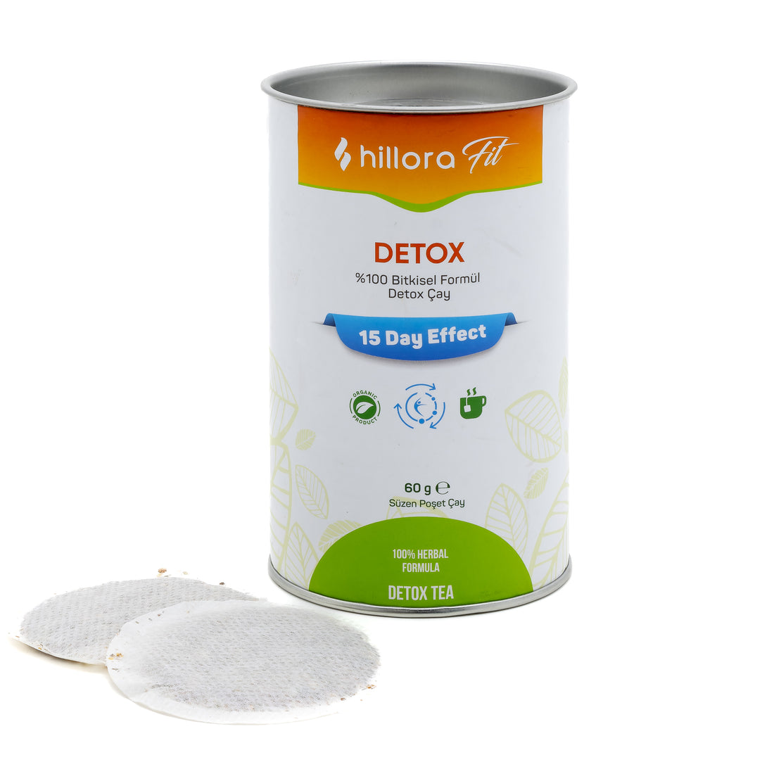 Hillora Fit Detox Tea - %100 Herbal Formula Detox Tea