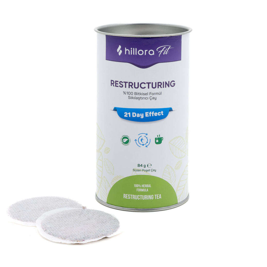 Hillora Fit Restructuring %100 Herbal Formula Tightening Tea