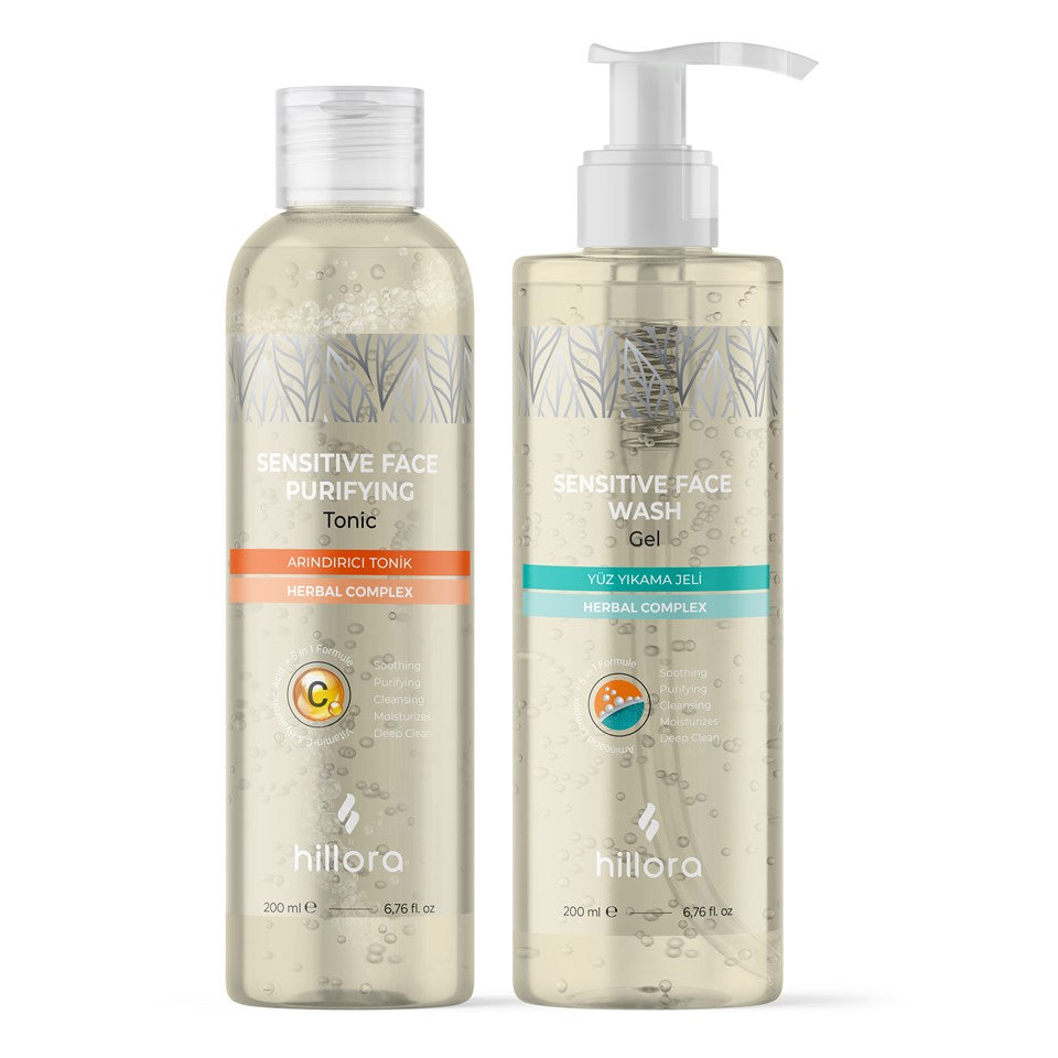 Hillora Arındırıcı Tonik + Hillora Yüz Yıkama Jeli