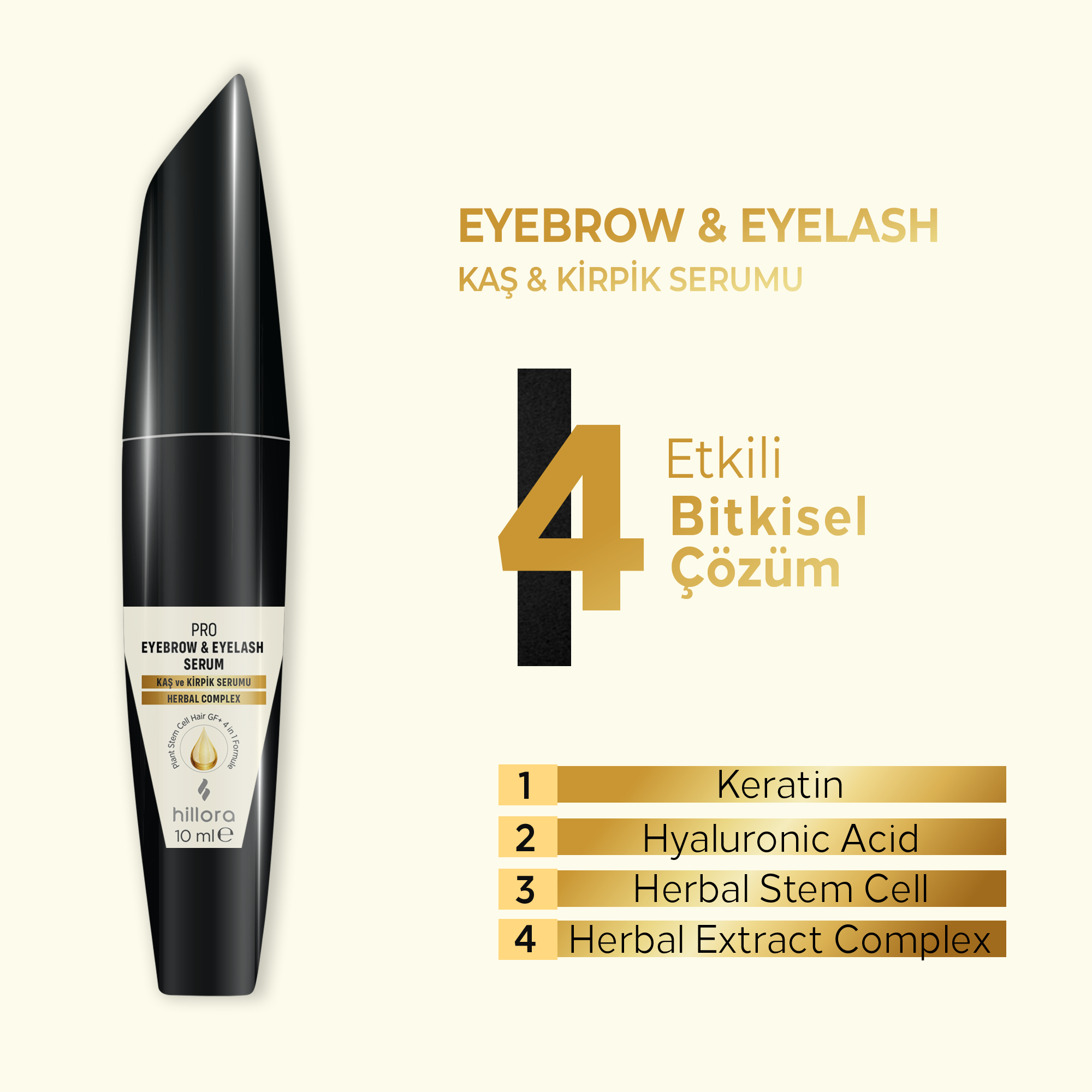 Hillora Pro Sérum sourcils et cils