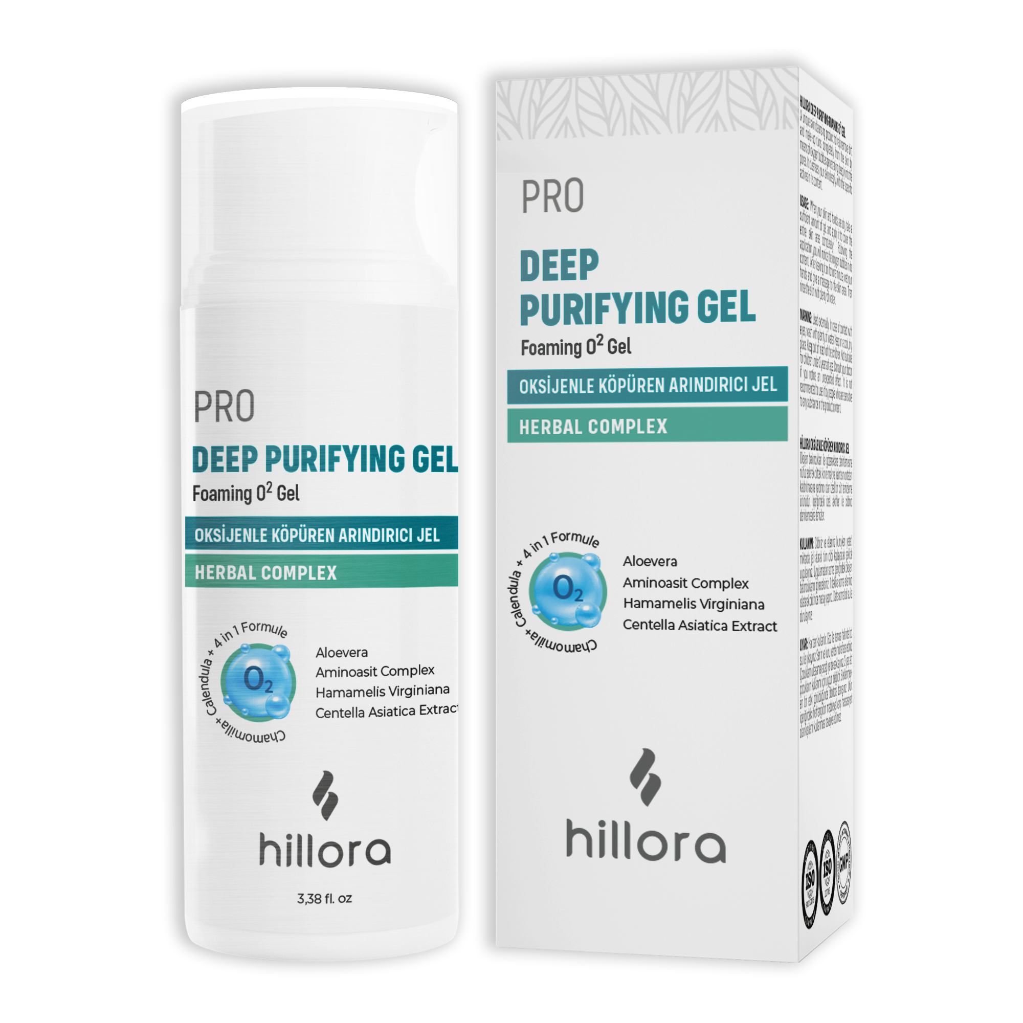 Hillora Deep Purifying Gel Foaming O2 Gel
