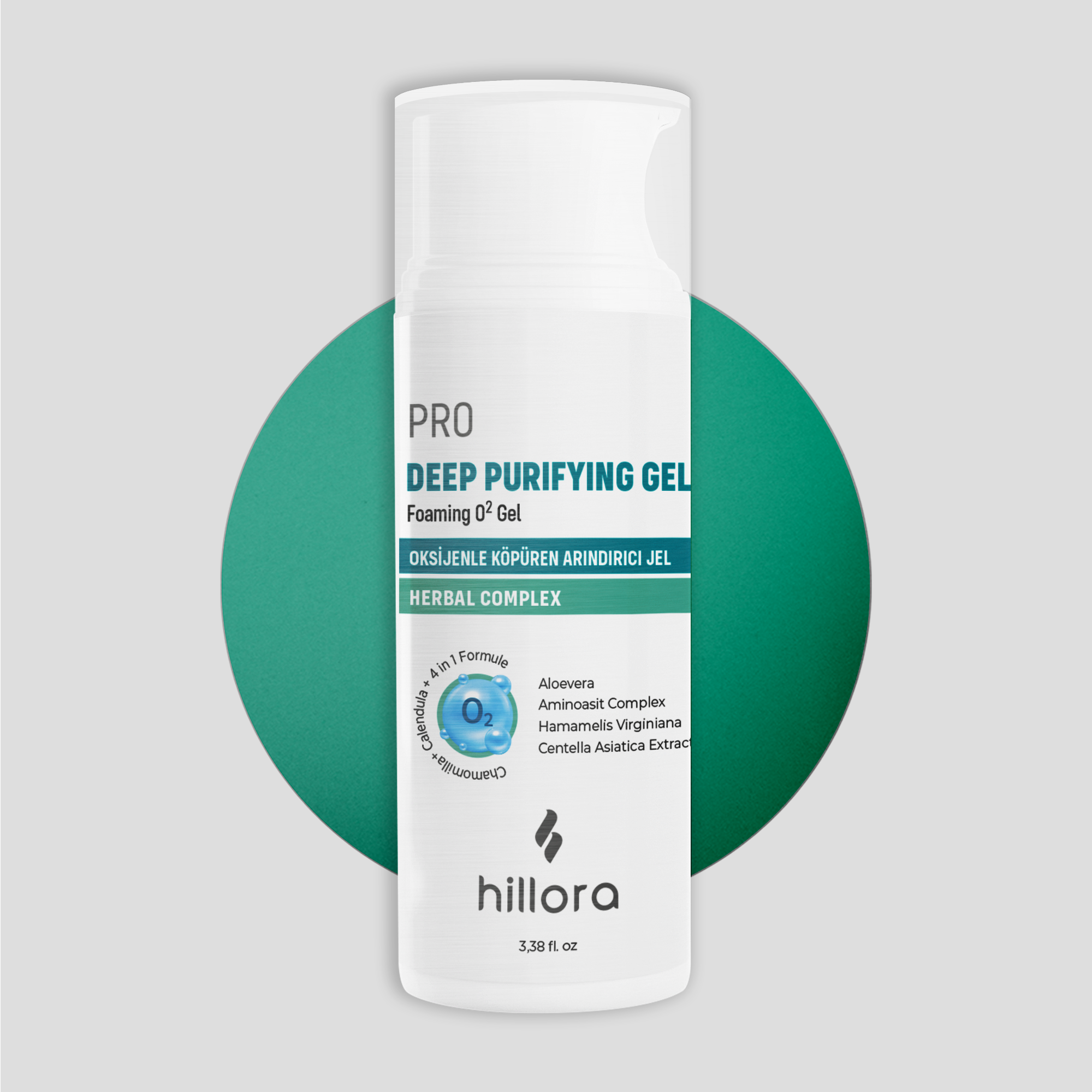 Hillora Deep Purifying Gel Foaming O2 Gel