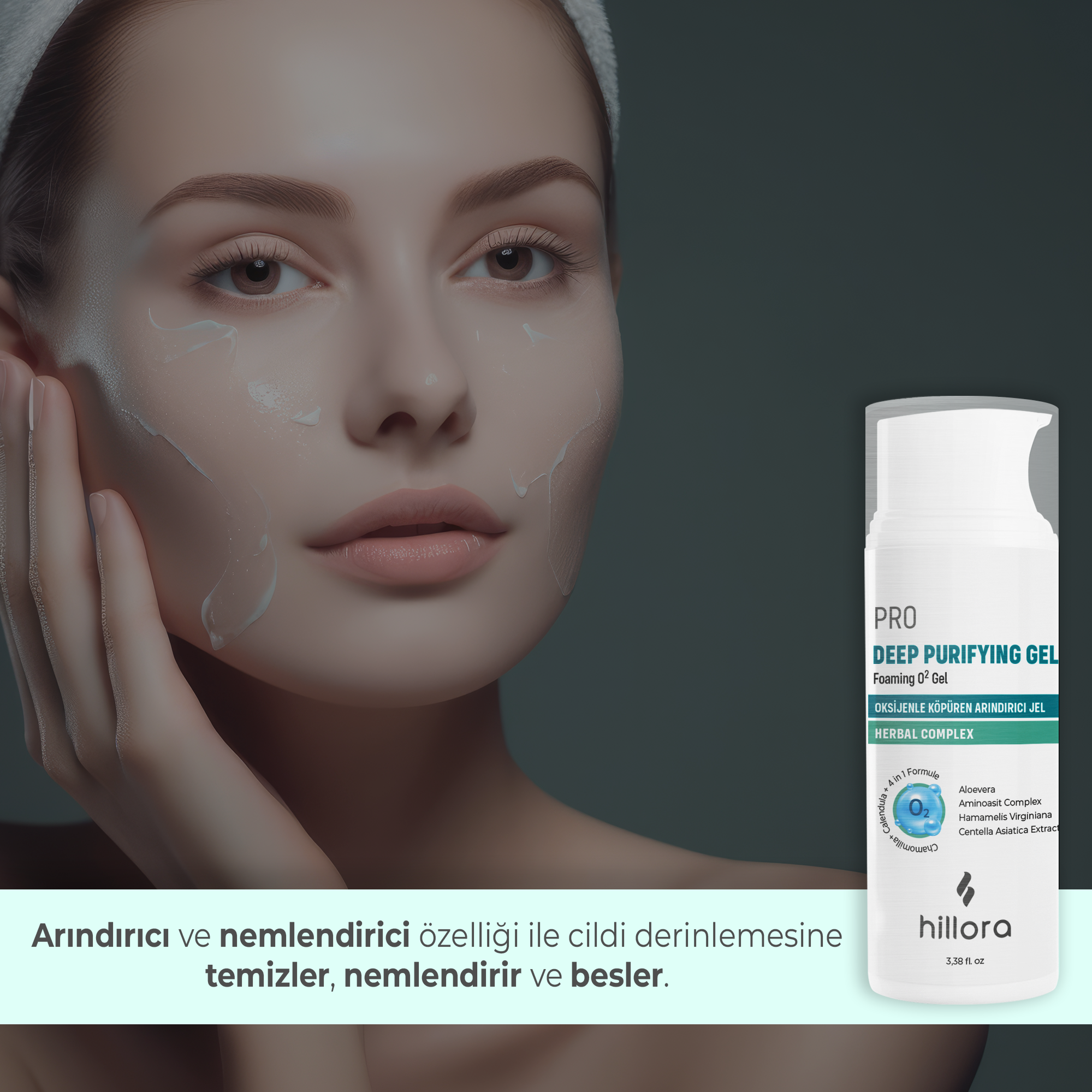 Hillora Deep Purifying Gel Foaming O2 Gel