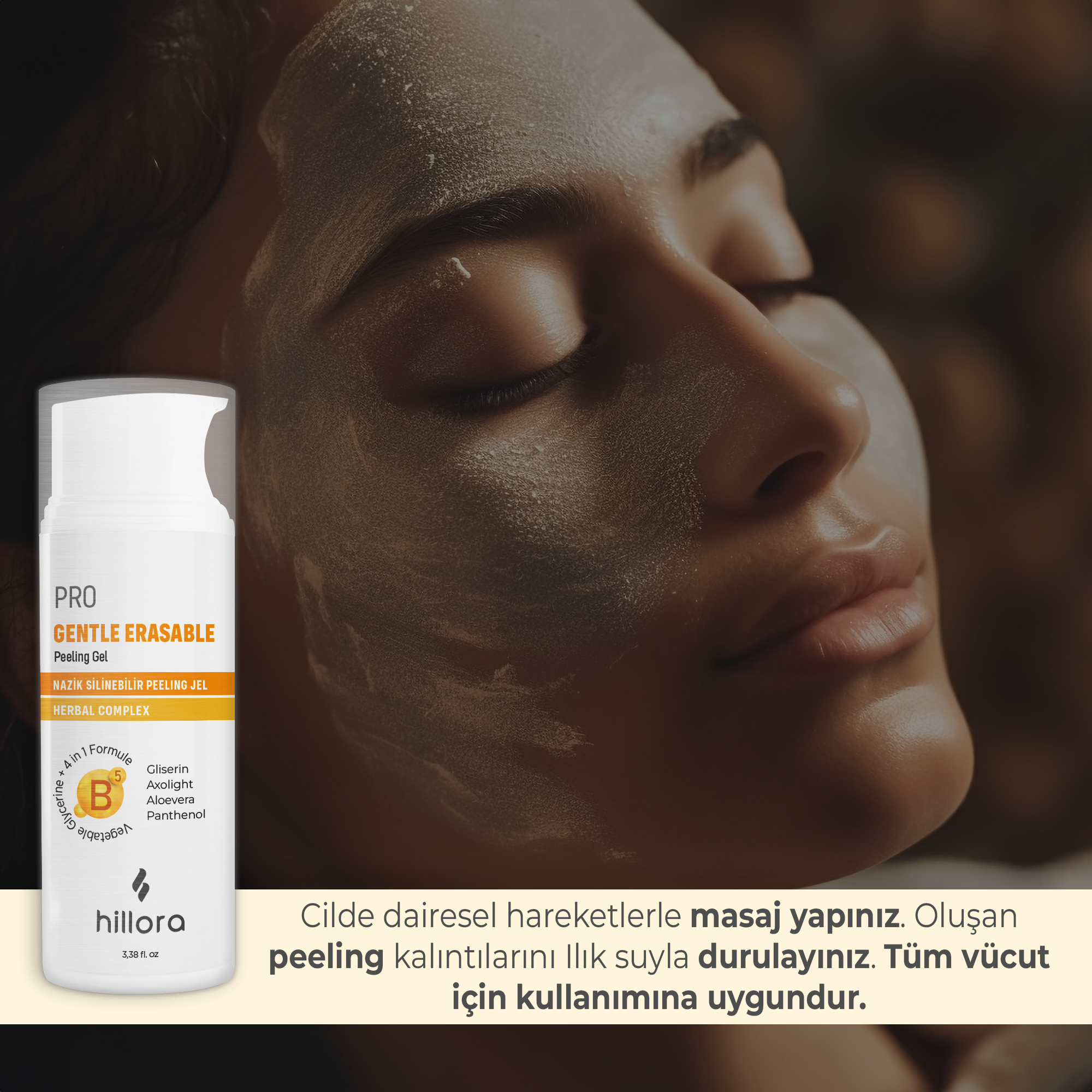 Hillora Pro Gel gommant purifiant doux et effaçable