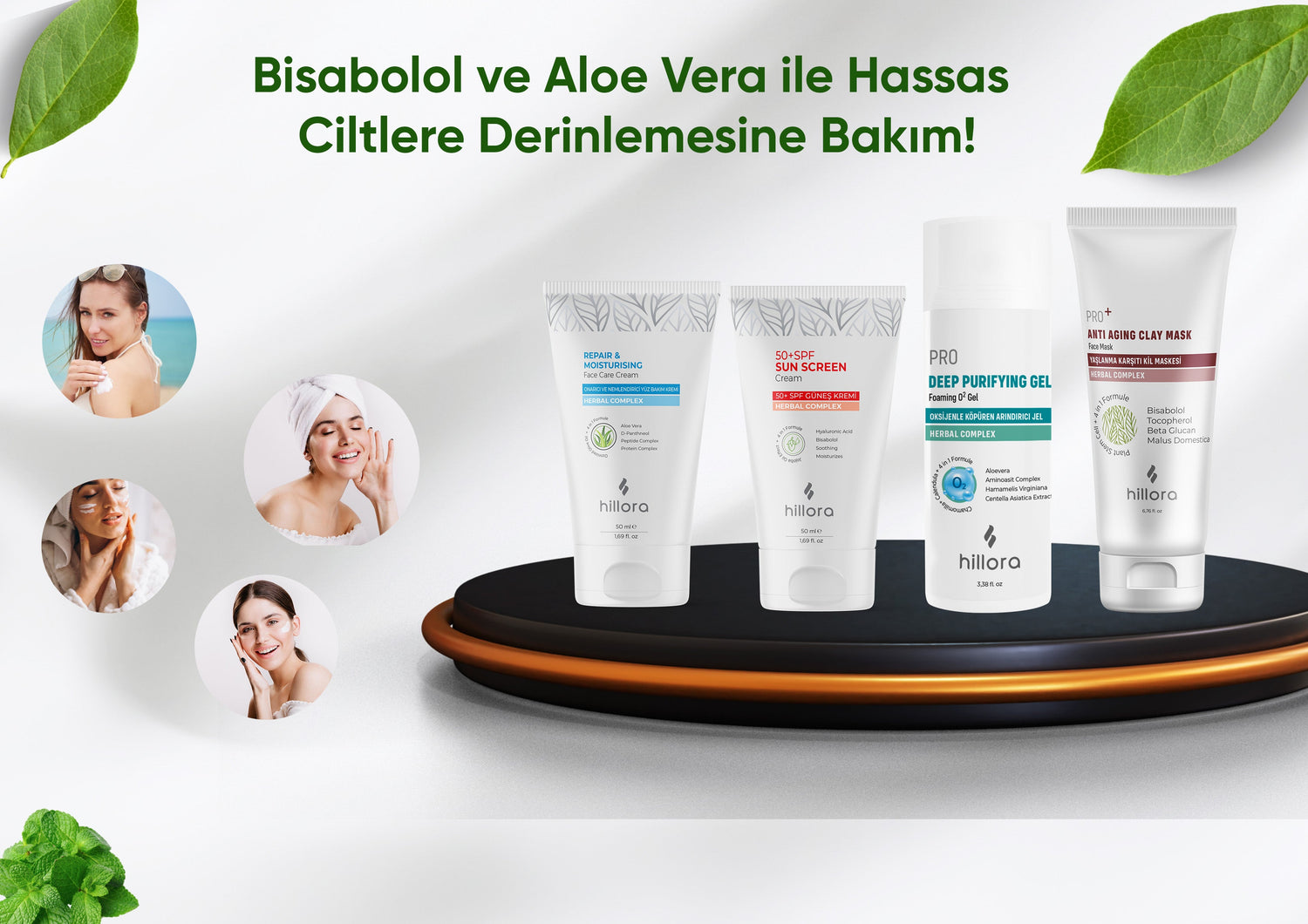 Hassas Ciltler İçin Bisabolol ve Aloe Vera İçeren Doğal Cilt Bakımı