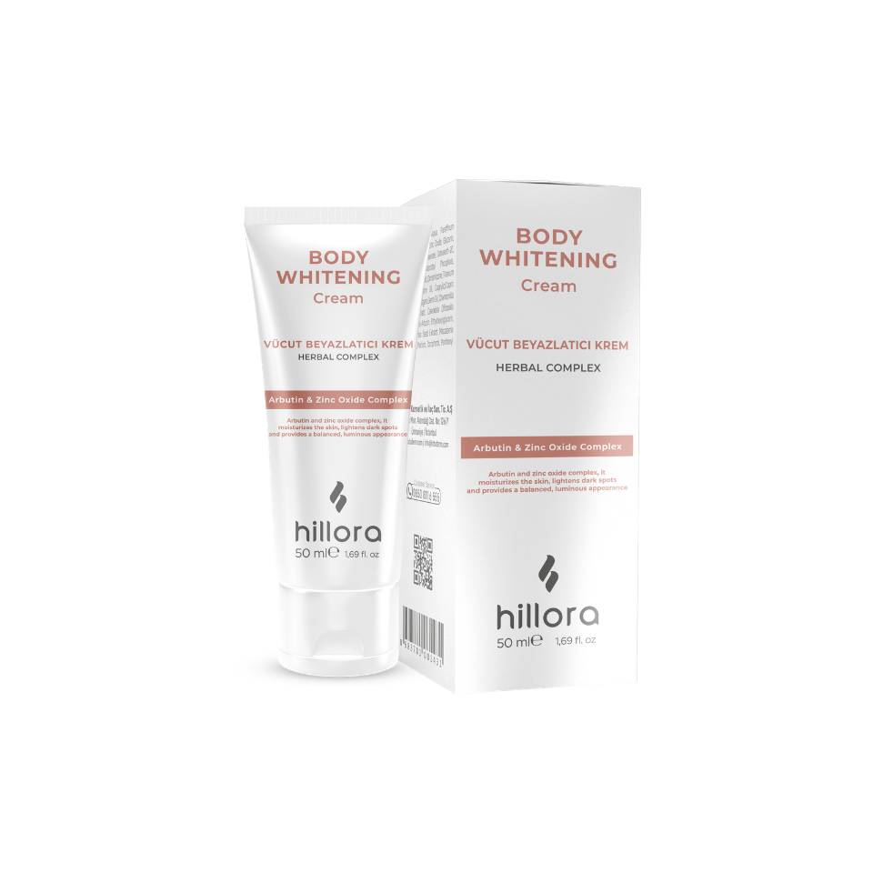 Hillora Vücut Peeling Jel + Hillora Vücut Beyazlatıcı Krem Vücut Bakım Seti