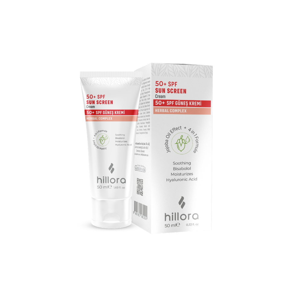 Hillora Sun Cream 50 SPF + Hillora Acne Control Face Care Cream Set
