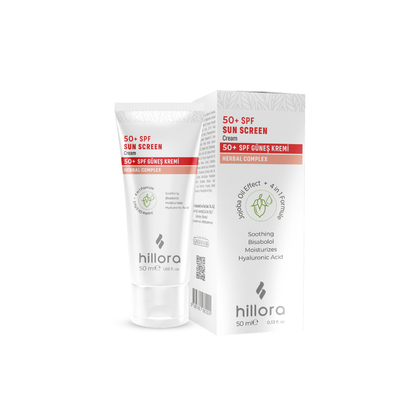 Hillora Sun Cream 50 SPF + Hillora Anti-Aging Face Care Cream Set