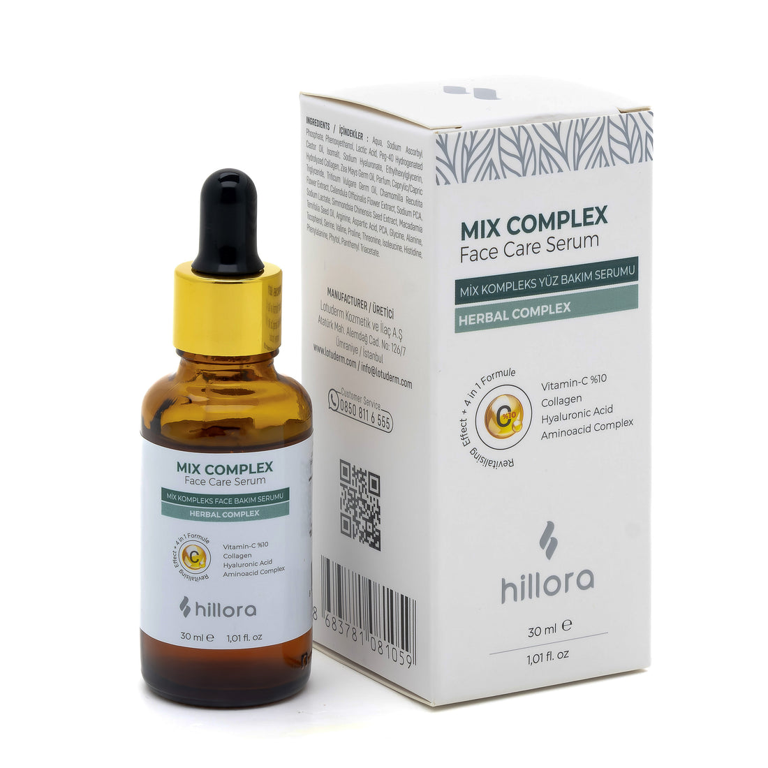 Hillora Mix Complex Yüz Bakım Serumu