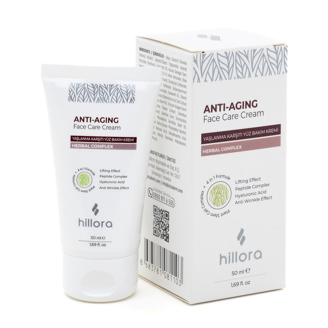Hillora Yaşlanma Karşıtı Yüz Bakım Kremi