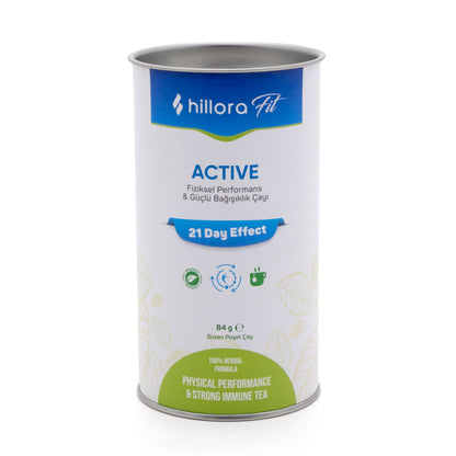 Hillora Fit Active - %100 Bitkisel Formül Fiziksel Performans &amp; Güçlü Bağışıklık Çayı