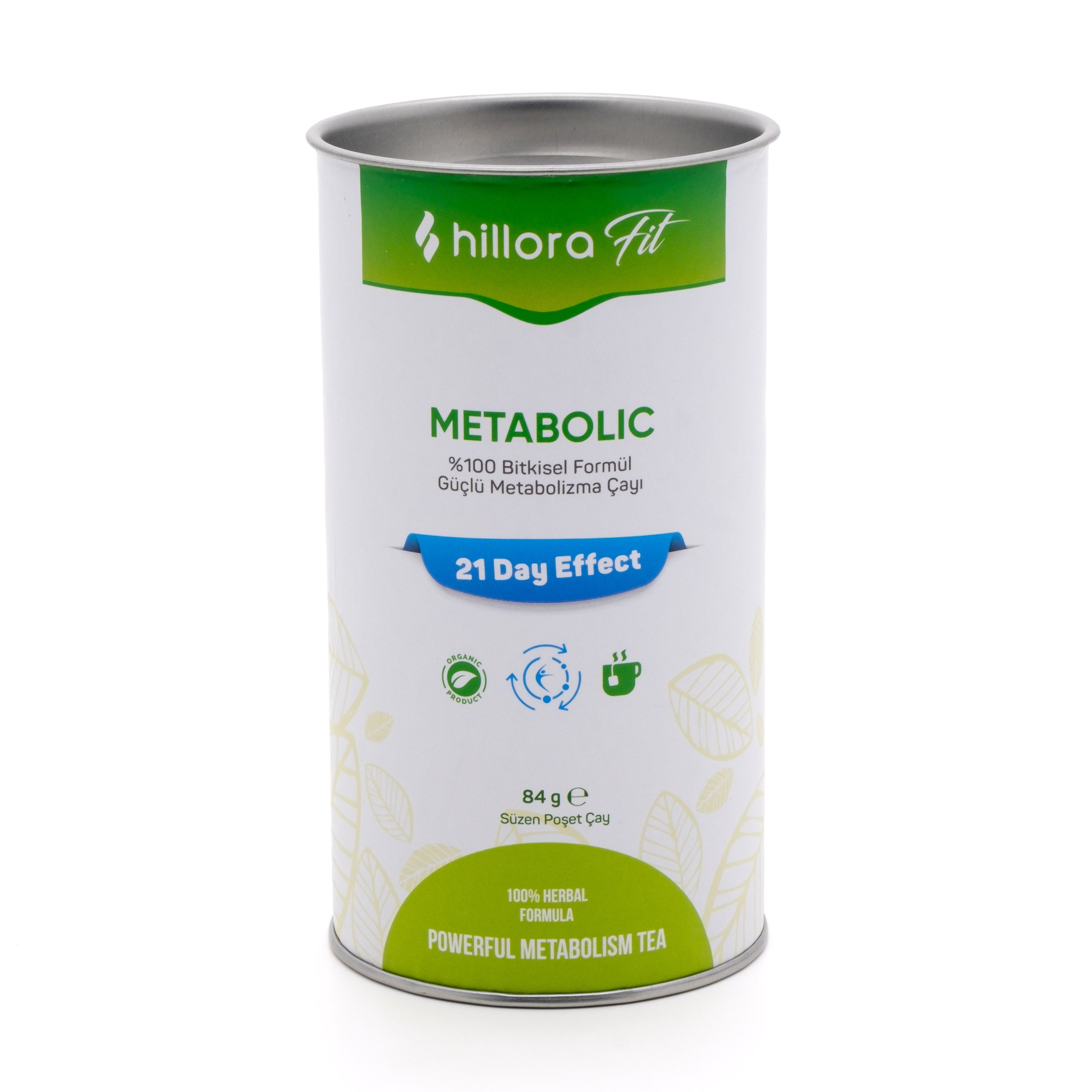Hillora Fit Metabolic - %100 Bitkisel Formül Güçlü Metabolizma Çayı