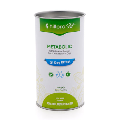Hillora Fit Metabolic - %100 Bitkisel Formül Güçlü Metabolizma Çayı