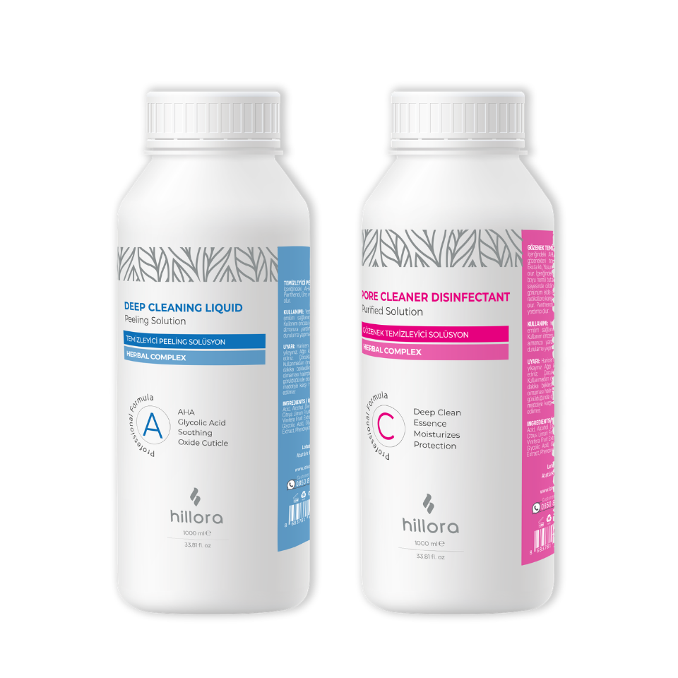 Hillora AHA + C Hydrafacial Solution Set