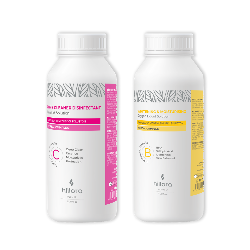 Hillora BHA + C Hydrafacial Solution Set