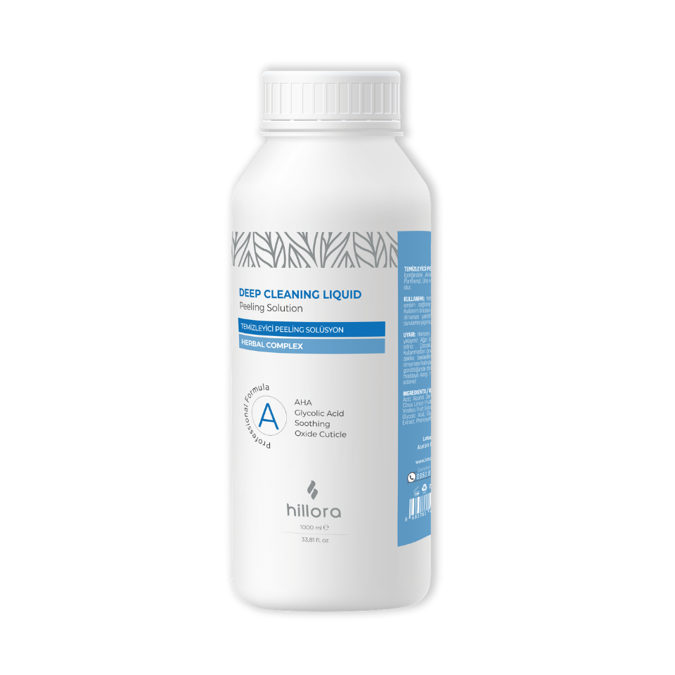 Hillora Hydrafacial AHA Effective Cleansing Peeling Solution 1000ml