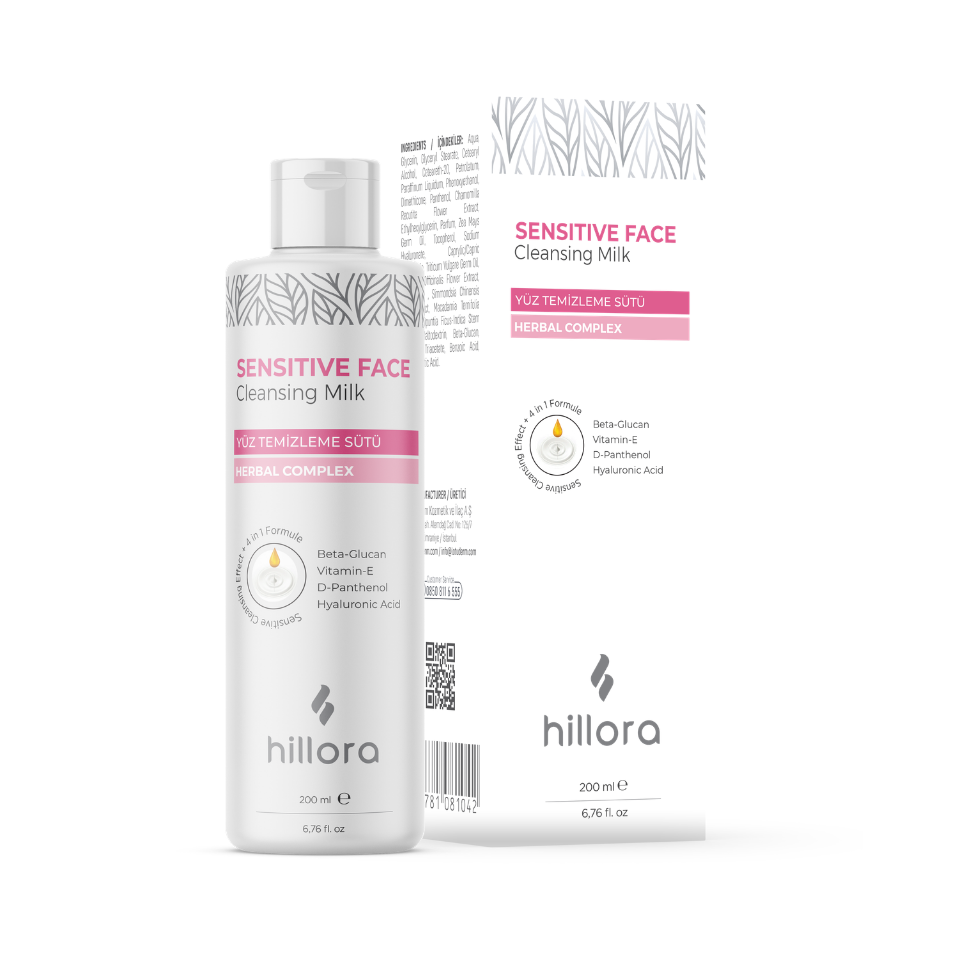 Hillora Repairing and Moisturizing Face Care Cream + Hillora Purifying Tonic + Hillora Facial Cleansing Milk Set
