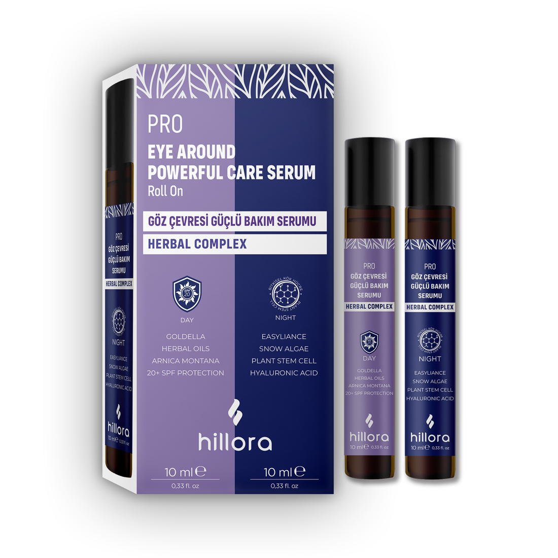 Hillora Pro Göz Çevresi Güçlü Bakım Roll On Serumu
