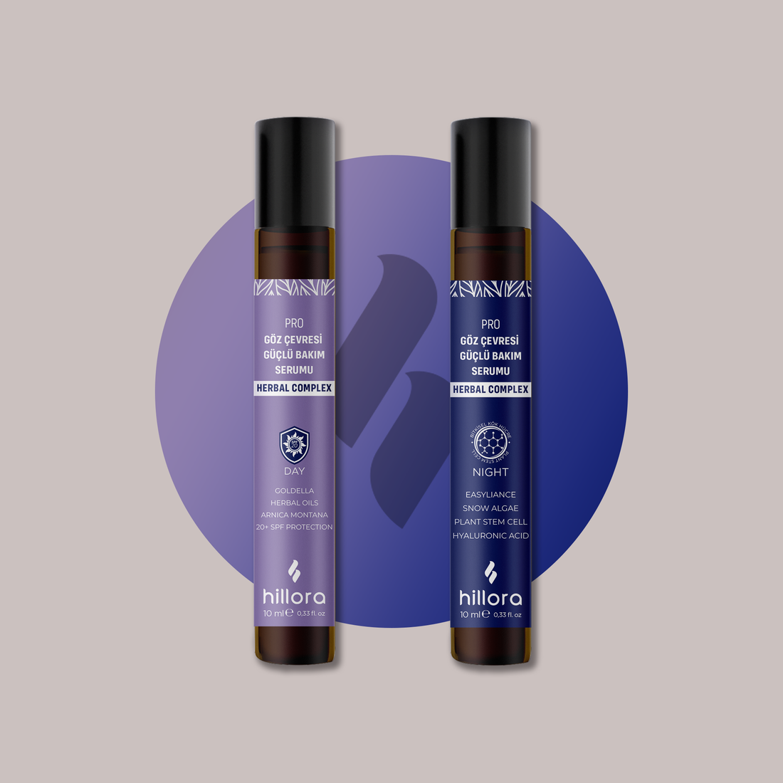 Hillora Pro Göz Çevresi Güçlü Bakım Roll On Serumu