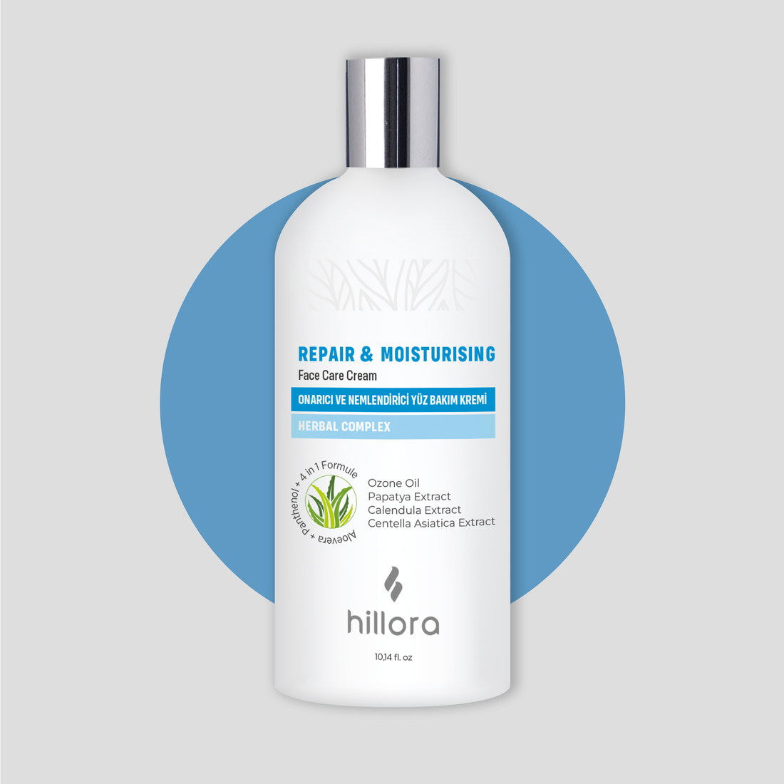 Hillora Pro Onarıcı Ve Nemlendirici Yüz Bakım Kremi – 300ml