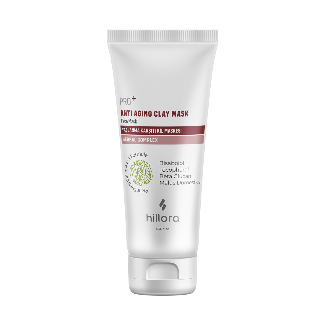 Hillora Pro+ Yaşlanma Karşıtı Kil Maskesi – 200ml